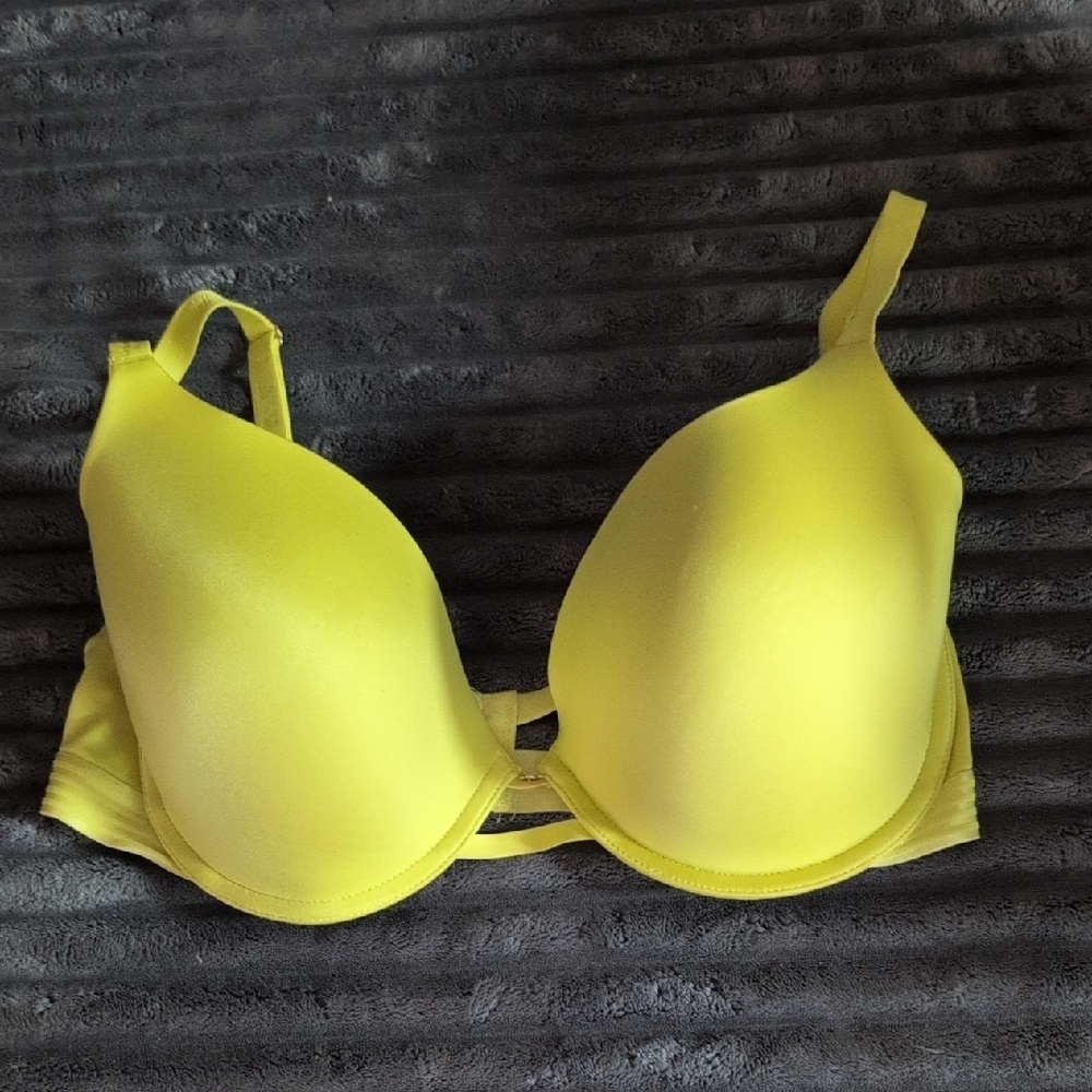 Savage X Fenty Bright Yellow Smooth Push-Up Bra
